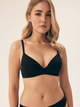 Biustonosz damski Push Up usztywniany Bloovii Lacteem 43111-99X 65D Czarny (5903972548943) - obraz 1