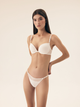 Biustonosz damski Push Up z fiszbinami Bloovii Saoui 43119-01X 65B Kremowy (5903972578568) - obraz 3
