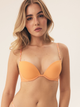 Biustonosz damski Push Up z fiszbinami Bloovii Saoui 43119-22X 65D Pomarańczowy (5903972578438) - obraz 1