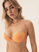 Biustonosz damski Push Up z fiszbinami Bloovii Saoui 43119-22X 70B Pomarańczowy (5903972578285) - obraz 5