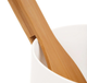 Miska do sałatek HOMLA Fincan biała z bambusowymi łyżkami 17 cm (5906496732997) - obraz 3