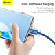 Кабель Baseus Crystal Shine Series Fast Charging Data Cable USB to Type-C 100W 2m Blue (CAJY000503) - зображення 16