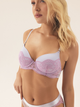 Biustonosz damski Push Up z fiszbinami Bloovii Samara 43224-05X 80C Błękitny (5903972577974) - obraz 1