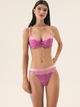 Biustonosz damski Push Up z fiszbinami Bloovii Samara 43224-30X 70B Różowy (5903972578049) - obraz 3