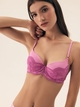 Biustonosz damski Push Up z fiszbinami Bloovii Samara 43224-30X 80C Różowy (5903972578094) - obraz 1