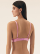 Biustonosz damski bez Push Up braletka Bloovii Samara 43225-30X L Różowy (5903972578216) - obraz 2