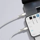 Кабель Baseus Cafule Series Metal Data Cable Type-C to iP PD 20W 2m White (CATLJK-B02) - изображение 8