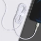 Кабель Baseus Cafule Series Metal Data Cable Type-C to iP PD 20W 2m White (CATLJK-B02) - изображение 9