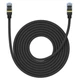 Мережевий кабель Baseus High Speed CAT7 10Gigabit Ethernet Cable (Braided Cable)10m Cluster Black (B0013320B111-07) - изображение 1