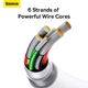 Кабель Baseus Superior Series (SUPERVOOC) Fast Charging Data Cable USB to Type-C 65W 2m White (CAYS001002) - зображення 15