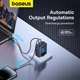 Сітчастий зарядний пристрій Baseus Cube Pro Fast Charger 2C+U 65W EU Cluster Black (P10152301113-00) - зображення 12