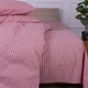 Простынь на резинке MirSon Ranforce Elite 17-0607 Stripe Pink 60x120x10 см (2200008054458) - изображение 1