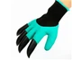 Садові рукавички з 4 кігтями Garden Genie Gloves, універсальний розмір - зображення 4