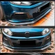 Накладка на передній бампер Lip V2 (для R HB 2010-2013, Карбон) для Volkswagen Golf 6 - зображення 3