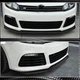Накладка на передній бампер Lip V2 (для R HB 2010-2013, Карбон) для Volkswagen Golf 6 - зображення 4