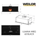 Полновстраиваемая вытяжка WEILOR LUNA WBG 55 BLACK - изображение 16
