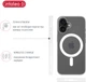Чохол для смартфона Apple iPhone 16 Intaleo Clear MagSafe Transparent (1283126609657) - зображення 4