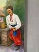 Картина маслом «Украинская женщина и казак» — авторская ручная работа на холсте, символ Украины, подарок иностранцу, украинский настенный декор - изображение 2