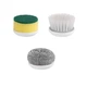 Електрична щітка для прибирання 3в1 Electric Cleaning Brush з насадками і гачком Бездротова щітка для ванни, кухні та плитки - зображення 13