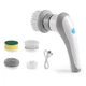 Електрична щітка для прибирання 3в1 Electric Cleaning Brush з насадками і гачком Бездротова щітка для ванни, кухні та плитки - зображення 14
