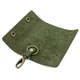 Ключница кожаная с карабином HandyCover HC0055 зеленая - изображение 3