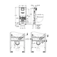 Інсталяція для унітаза Grohe Rapid SLX 39596000 - изображение 2
