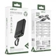 Зовнішній акумулятор Power Bank ACEFAST M13 PD22.5W power bank with cable 10000mAh, Black - зображення 2