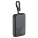 Зовнішній акумулятор Power Bank ACEFAST M13 PD22.5W power bank with cable 10000mAh, Black - зображення 3