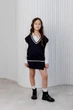 Детская жилетка ART KNIT синяя с белой полоской, 140-146см 039673 - изображение 2