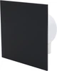 Вентиляційна решітка декоративна з панеллю AirRoxy 150x150 dRim grill Black Mat Plexi - комплект (02-300-01-174) - зображення 3