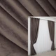 Ткань для штор бархат Kadife. Цвет коричневый - изображение 5