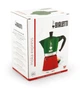 Гейзерная кофеварка Bialetti Moka Express Italia Tricolore (6 чашек - 270 мл) - изображение 3