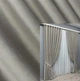 Ткань для штор бархат однотонный. Цвет светло-серый - изображение 7