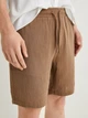 Шорты хлопковые короткие мужские Koton 4SAM40067HW532 44 Коричневые (8684286255778) - изображение 5
