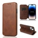 Чохол-книжка Knight Leather Wallet для Apple iPhone 15 Brown - зображення 1