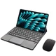 Клавиатура-подставка беспроводная Smart Keyboard + Мышка для Doogee T40 Pro Ukr+Eng Black - изображение 5