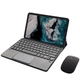 Клавіатура-підставка бездротова Smart Keyboard + Мишка для Nokia T20 Ukr+Eng Black - зображення 8