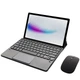 Клавіатура-підставка бездротова Smart Keyboard + Мишка для Hotwav Pad 8 Ukr+Eng Black - зображення 3