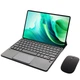 Клавіатура-підставка бездротова Smart Keyboard + Мишка для Oukitel OT8 Ukr+Eng Black - зображення 8