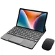 Клавиатура-подставка беспроводная Smart Keyboard + Мышка для AGM Pad P2 Ukr+Eng Black - изображение 4