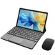Клавиатура-подставка беспроводная Smart Keyboard + Мышка для Cubot Tab 10 Ukr+Eng Black - изображение 4
