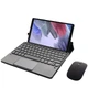 Клавиатура-подставка беспроводная Smart Keyboard + Мышка для Samsung Galaxy Tab A7 Lite Ukr+Eng Black - изображение 4