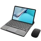 Клавиатура-подставка беспроводная Smart Keyboard + Мышка для Huawei MatePad 11 Ukr+Eng Black - изображение 4
