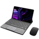 Клавиатура-подставка беспроводная Smart Keyboard + Мышка для Alldocube kPad Ukr+Eng Black - изображение 7