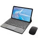 Клавіатура-підставка бездротова Smart Keyboard + Мишка для Hoco Hi11 Ukr+Eng Black - зображення 6