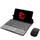 Клавиатура-подставка беспроводная Smart Keyboard + Мышка для Alldocube iPlay 50 Mini Ukr+Eng Black - изображение 3