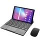 Клавіатура-підставка бездротова Smart Keyboard + Мишка для Blackview Tab 10 Ukr+Eng Black - зображення 5