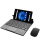 Клавиатура-подставка беспроводная Smart Keyboard + Мышка для Alldocube iPlay 60 Mini Pro Ukr+Eng Black - изображение 4
