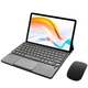 Клавиатура-подставка беспроводная Smart Keyboard + Мышка для Doogee T30SE Ukr+Eng Black - изображение 2