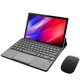 Клавиатура-подставка беспроводная Smart Keyboard + Мышка для iHunt PC 10 Pro Ukr+Eng Black - изображение 6